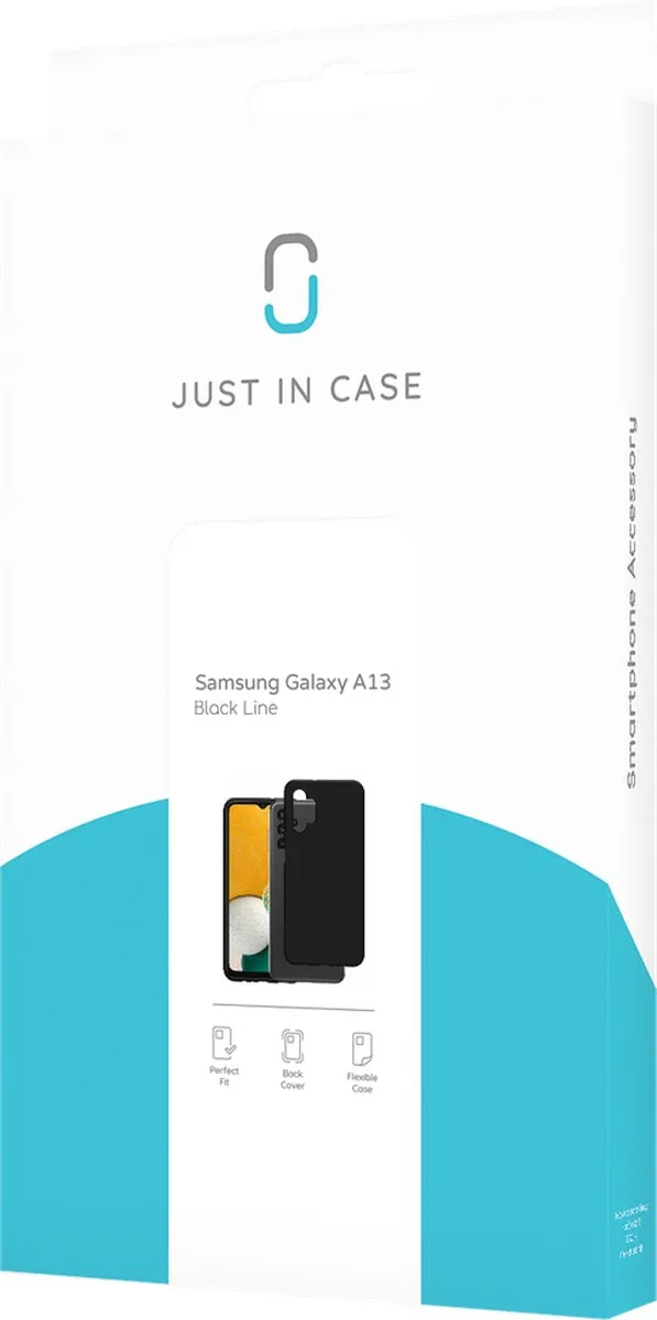 Just in Case Samsung Galaxy A13 Soft TPU Hoesje - Zwart