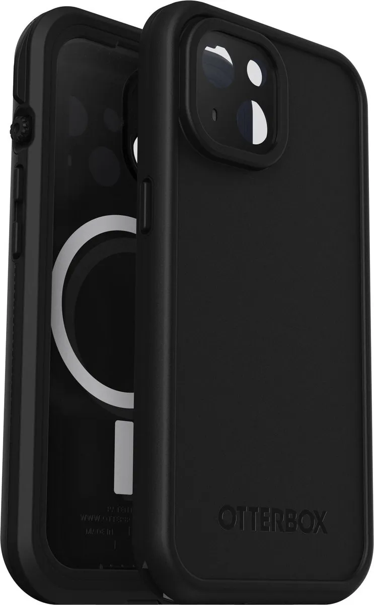 OtterBox Fre MagSafe Hoes iPhone 15 - Zwart