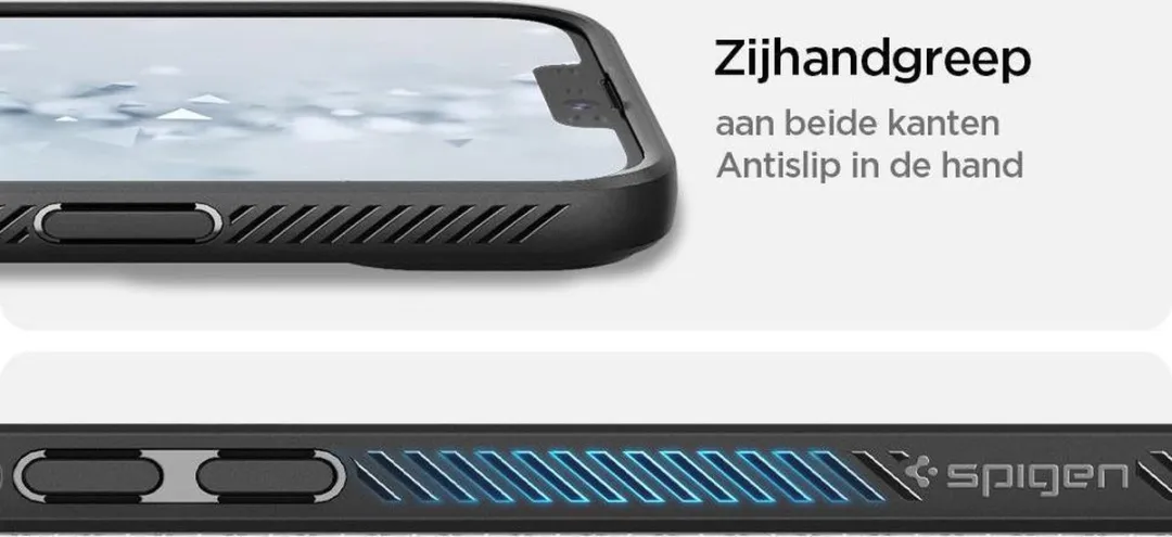 Spigen Liquid Air TPU Hoesje iPhone 13 - Zwart