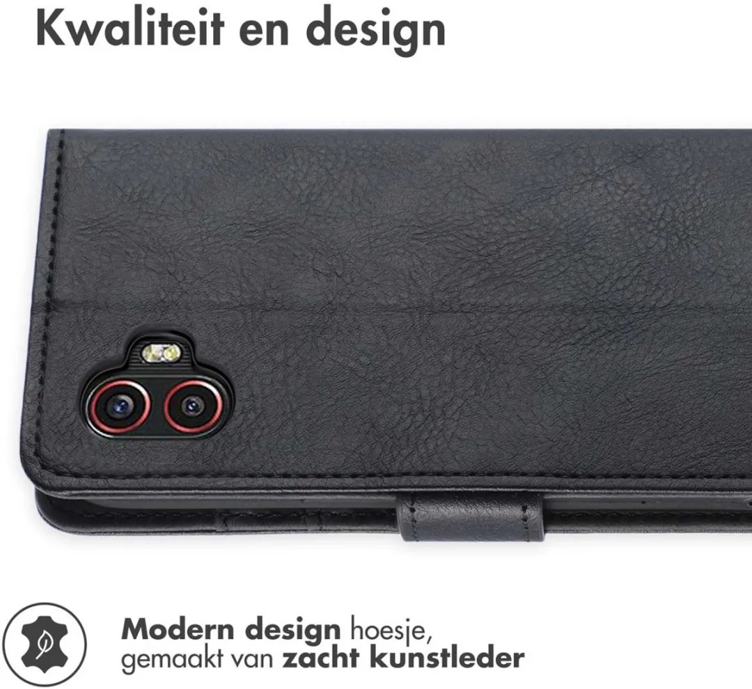 Imoshion Hoesje Samsung Galaxy Xcover 6 Pro - 3 Pasjes - Zwart