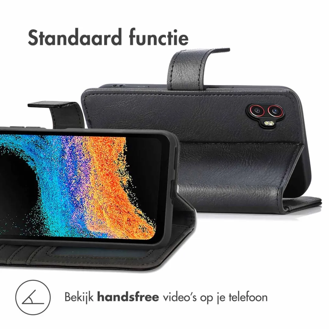 Imoshion Hoesje Samsung Galaxy Xcover 6 Pro - 3 Pasjes - Zwart