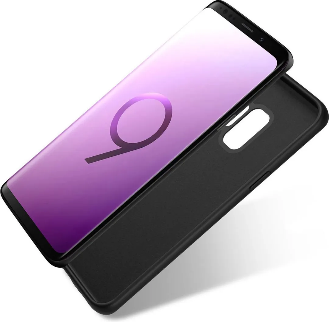 BMAX Siliconen Hoesje Samsung Galaxy S9 - Zwart