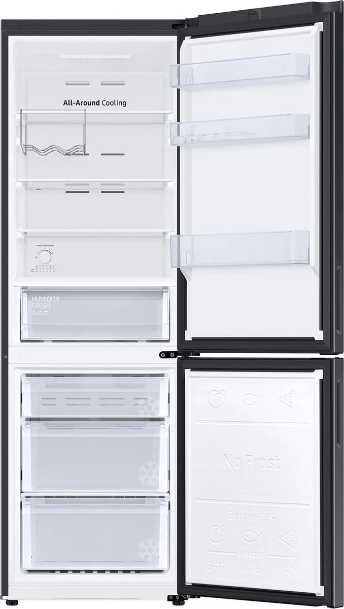 Samsung RB33B612EBN Koel- en vriescombinatie 344L - No-frost - Zwart