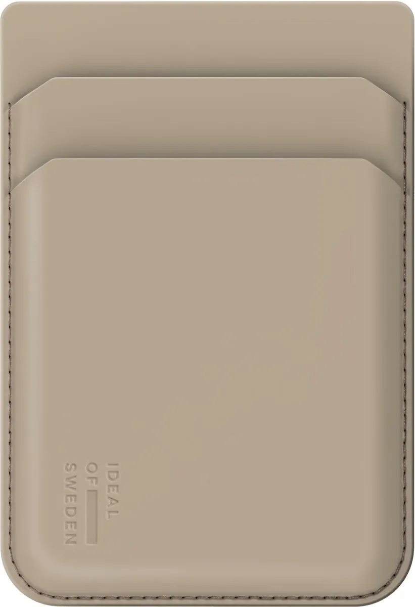 iDeal of Sweden MagSafe Magnetische Kaarthouder Beige - 2 Pasjes