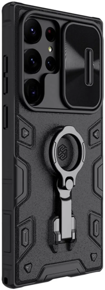 Nillkin Armor CamShield Hoesje S23 Ultra - Zwart - MPN 57983112702