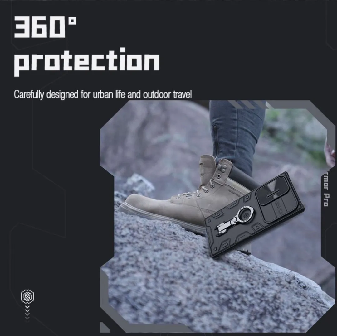 Nillkin Armor CamShield Hoesje S23 Ultra - Zwart - MPN 57983112702 - afbeelding 6 van 6
