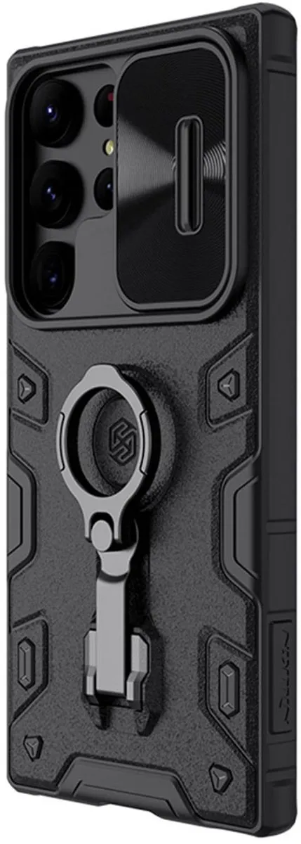 Nillkin Armor CamShield Hoesje S23 Ultra - Zwart - MPN 57983112702