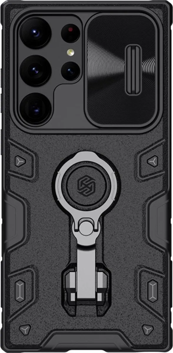 Nillkin Armor CamShield Hoesje S23 Ultra - Zwart - MPN 57983112702