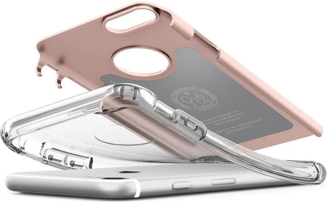 Spigen Hybrid Armor Hoesje iPhone 7/8 - Roze Goud