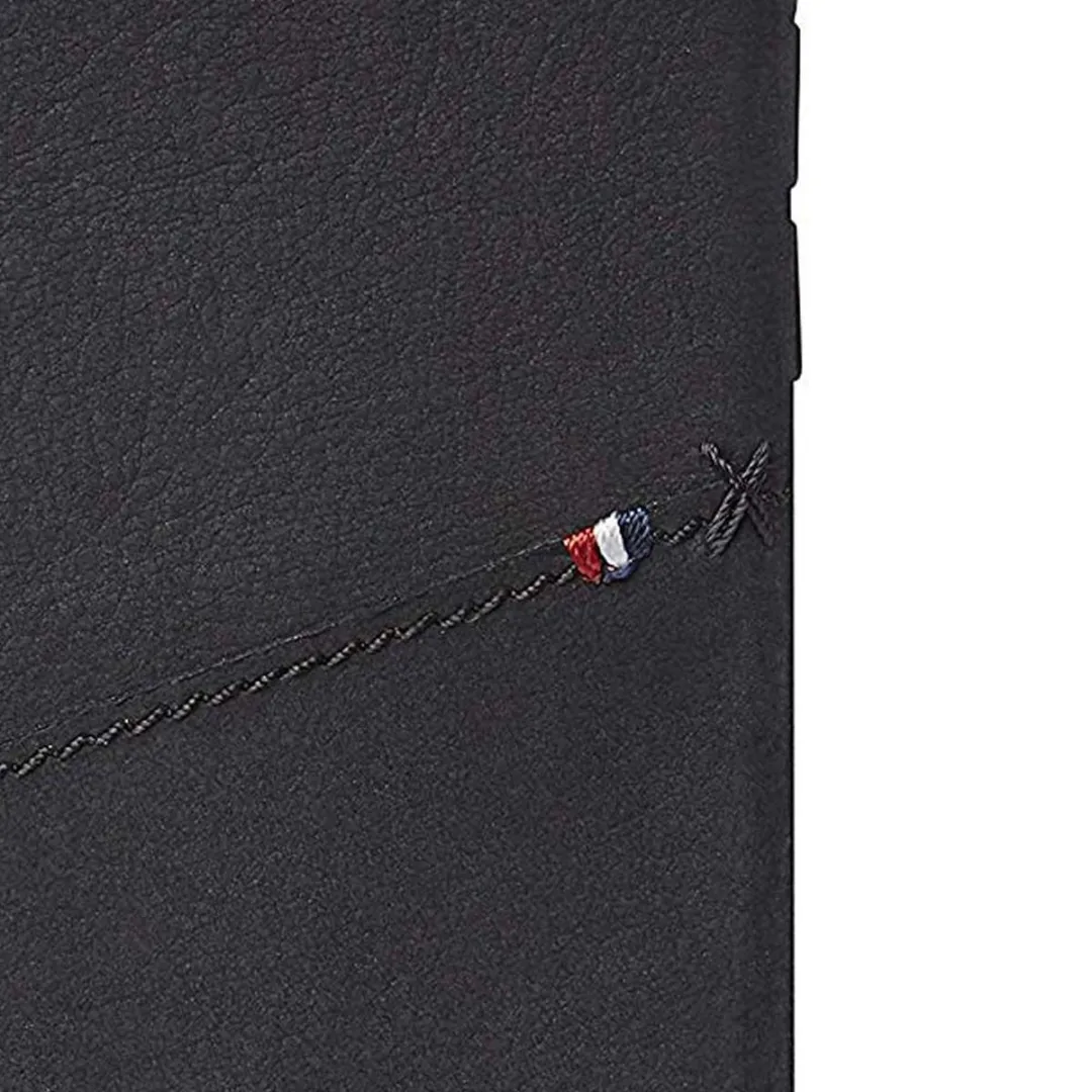 Decoded Leren Back Cover iPhone X/Xs DA8IPOXSO1BK - Hoesje met Pasjeshouder - Zwart