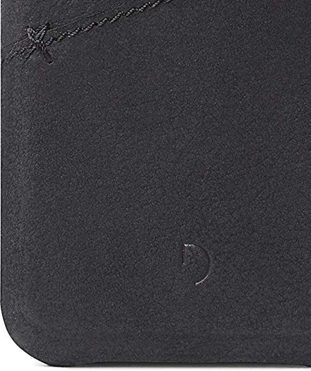 Decoded Leren Back Cover iPhone X/Xs DA8IPOXSO1BK - Hoesje met Pasjeshouder - Zwart