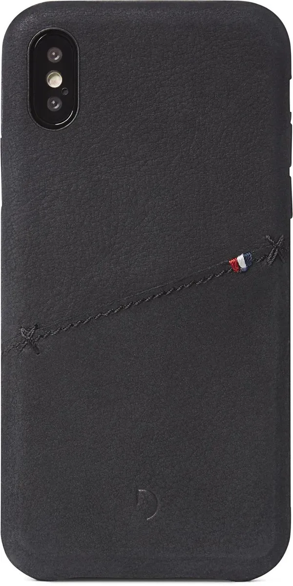 Decoded Leren Back Cover iPhone X/Xs DA8IPOXSO1BK