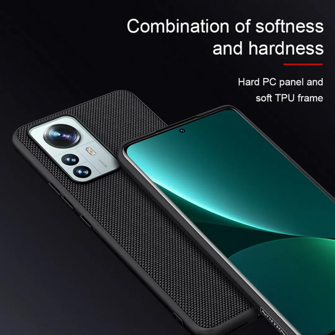 Nillkin Textured Hard Case Xiaomi 12 Pro - Zwart - afbeelding 4 van 4