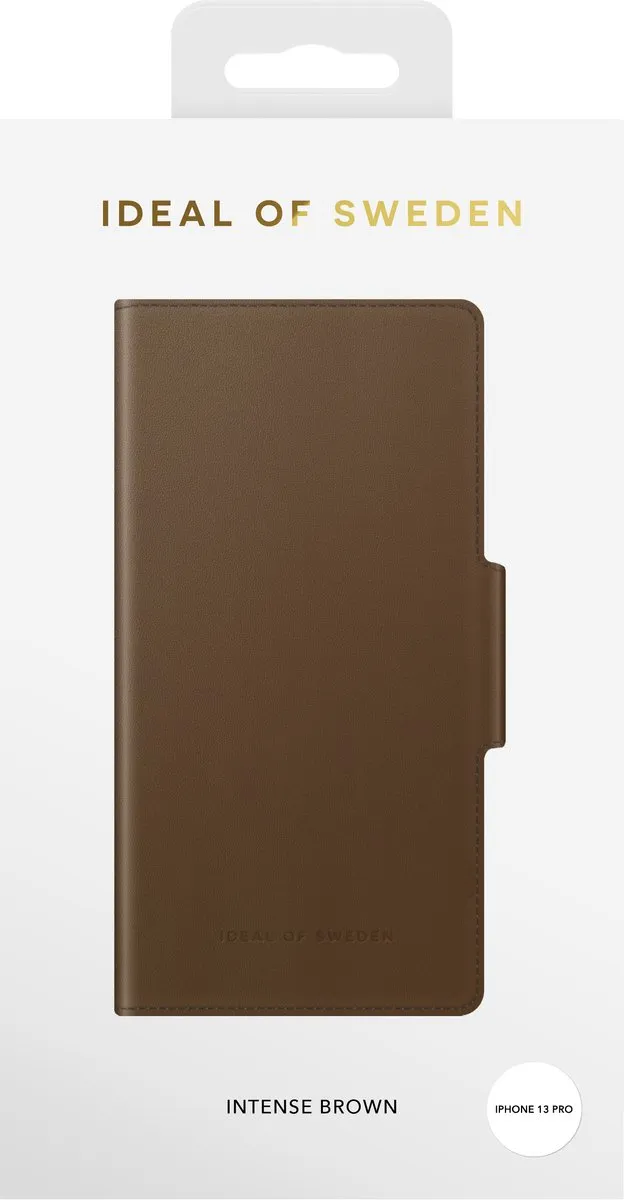 iDeal of Sweden Atelier Wallet iPhone 13 Pro - 3 Pasjes - Intense Brown