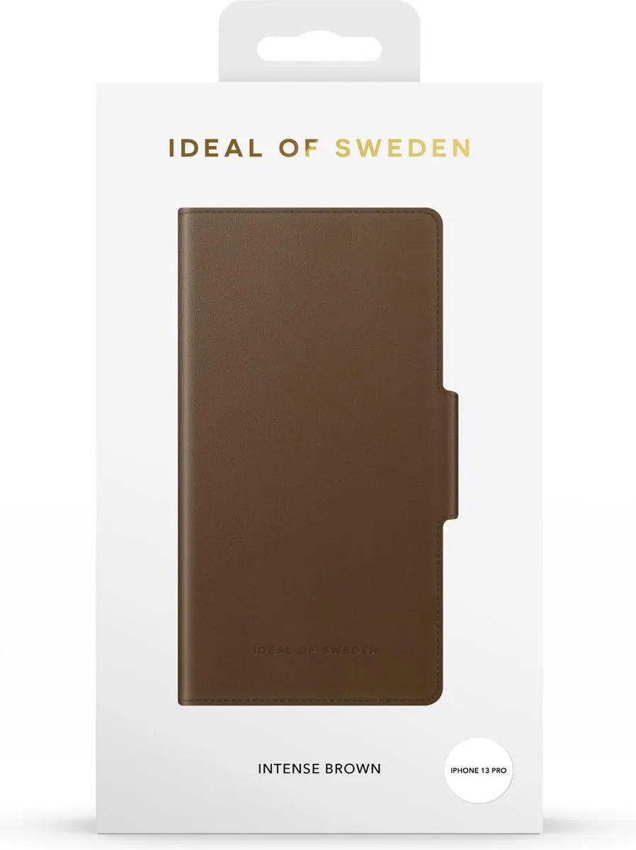 iDeal of Sweden Atelier Wallet iPhone 13 Pro - 3 Pasjes - Intense Brown