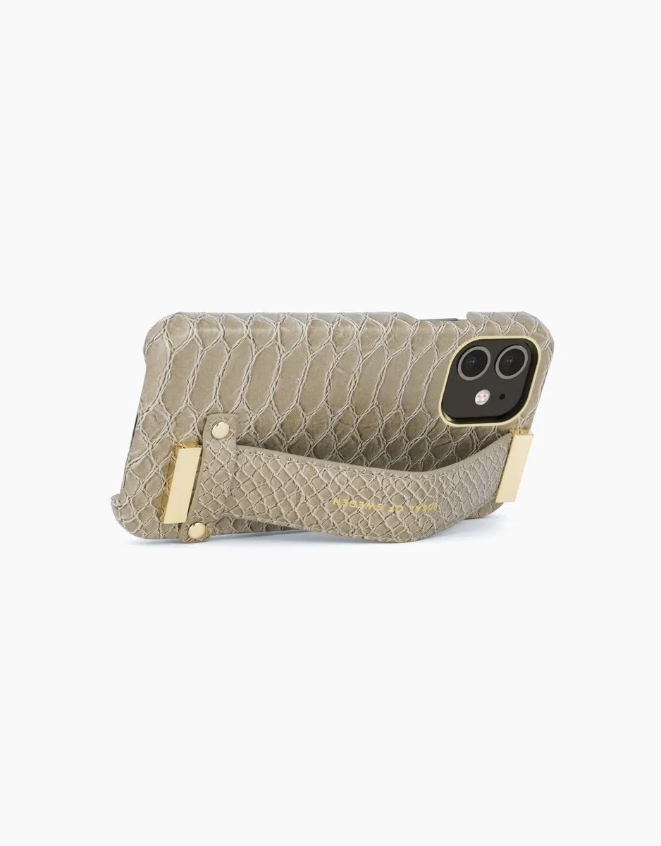 iDeal of Sweden iPhone 12/12 Pro Statement Case Strap Handle - Arizona Snake - IDSCAW20-2061-237 - afbeelding 4 van 5