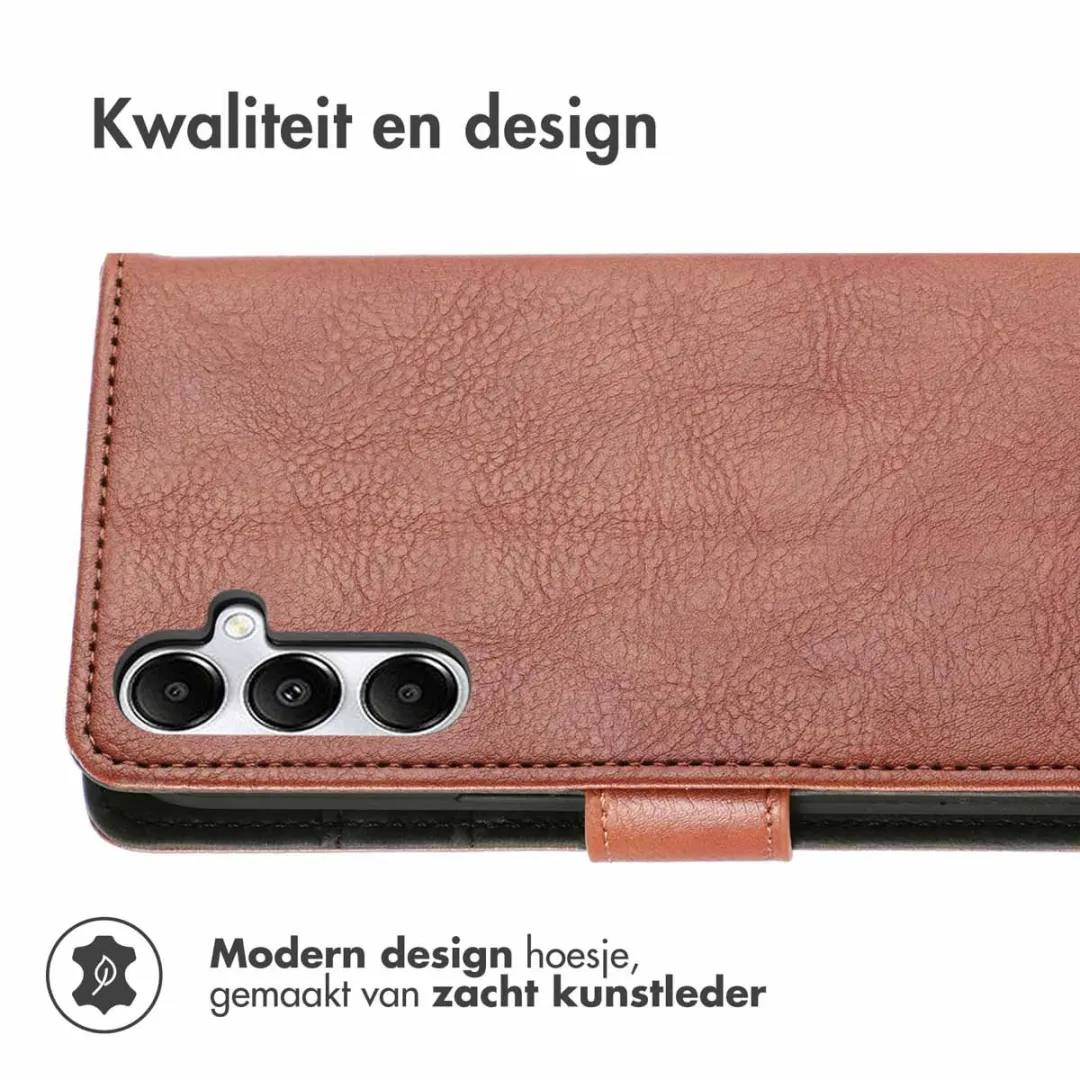 Imoshion Hoesje Samsung Galaxy S25 Plus - 3 Pasjes - Bruin