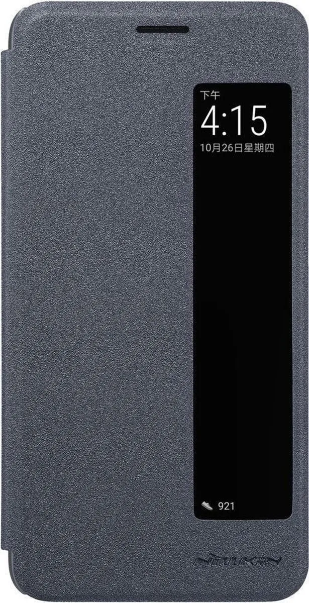 Nillkin Sparkle Series BookCase Huawei Mate 10 Pro - Donkergrijs - afbeelding 3 van 6