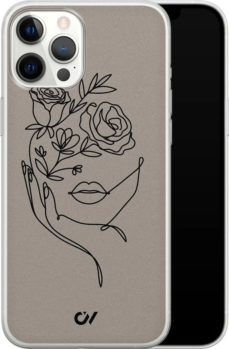 Casevibes iPhone 12 Pro Max Hoesje A/12PM/UV/059 - Grijs