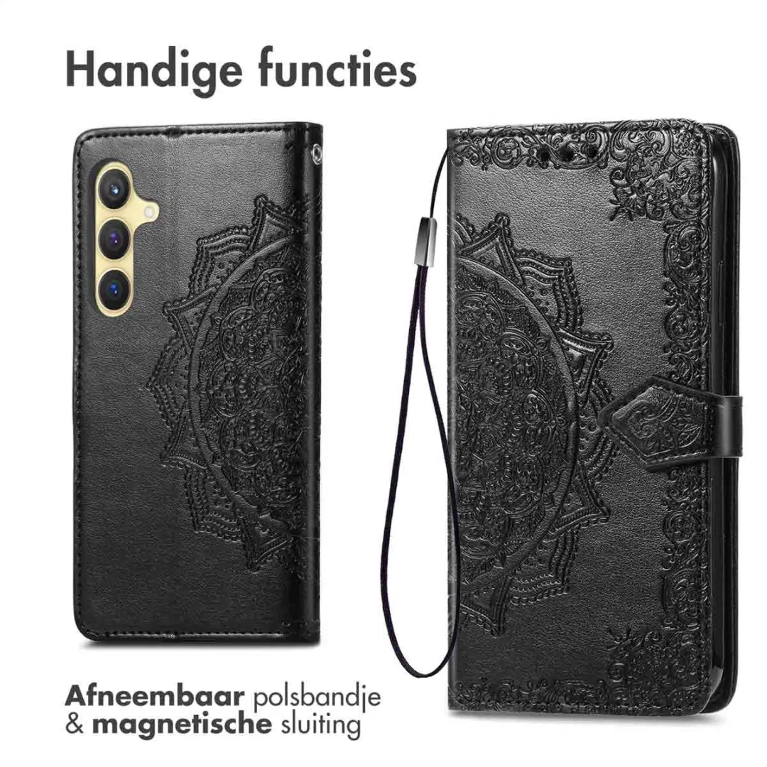 Imoshion Hoesje Samsung Galaxy S24 Plus - 3 Pasjes - Zwart