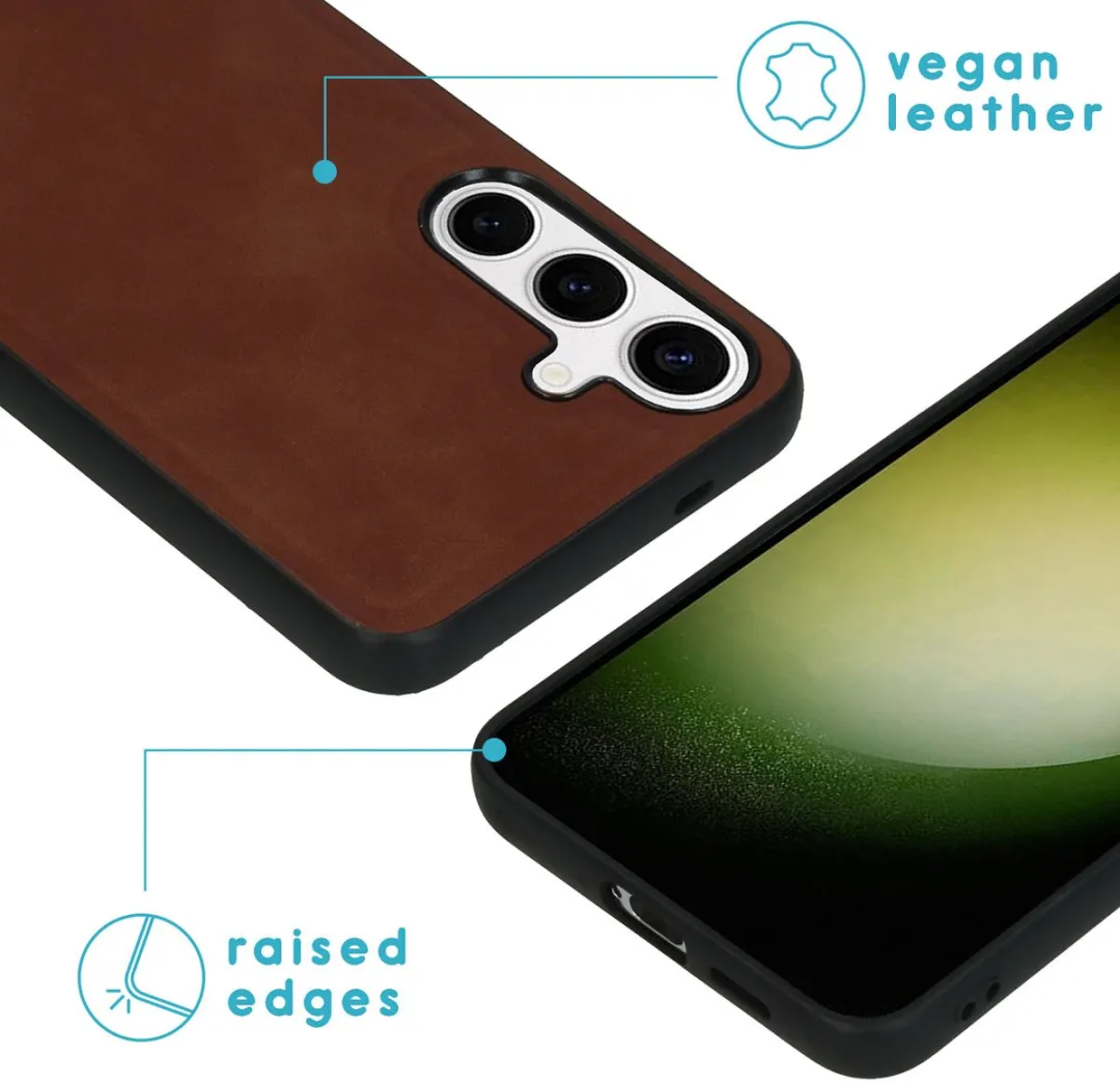 Imoshion Hoesje Samsung Galaxy S24 2-in-1 Bookcase - 3 Pasjes - Bruin