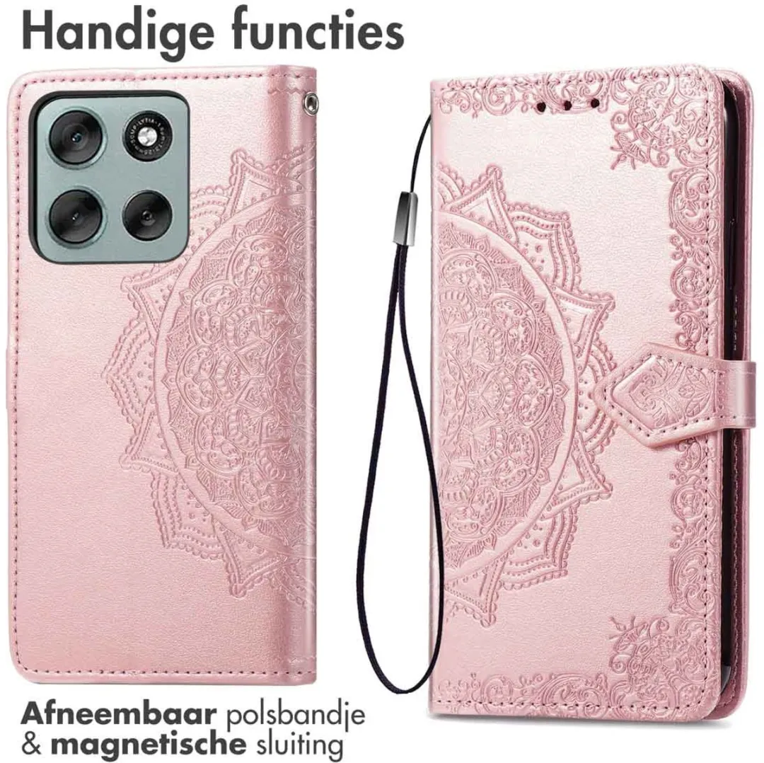 Imoshion Moto G56 Hoesje Rosé Goud