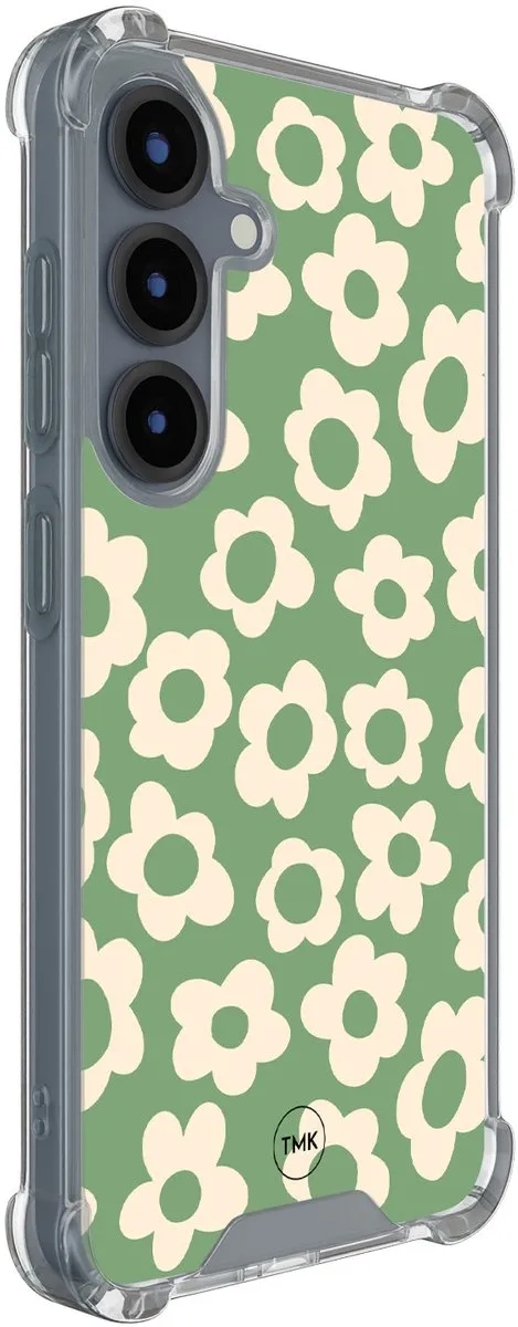 Casevibes S/S25/S/028 Hoesje Samsung Galaxy S25 - Schokbestendig - Groen