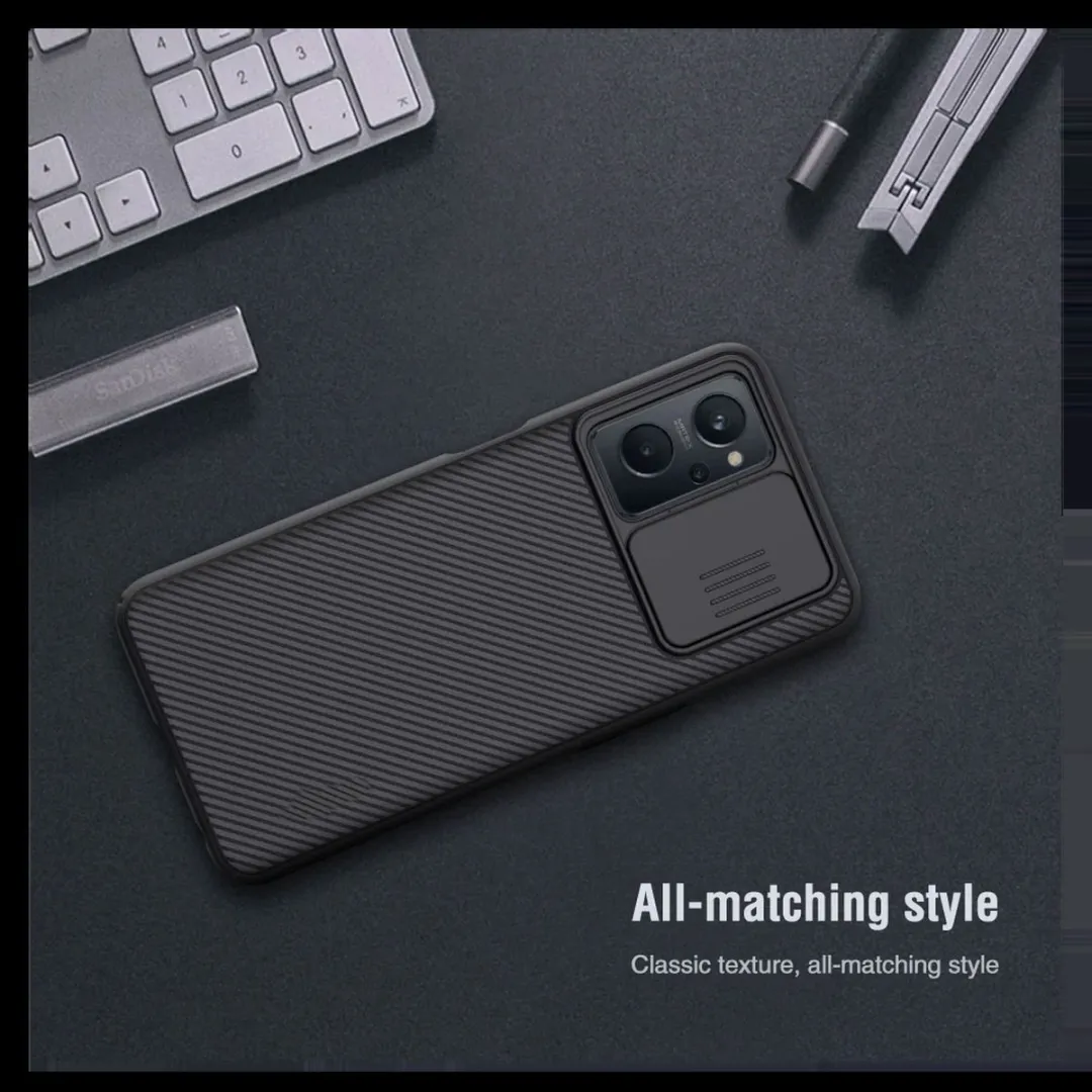 Nillkin CamShield Hoesje Realme 9i - Camera Slider - Zwart