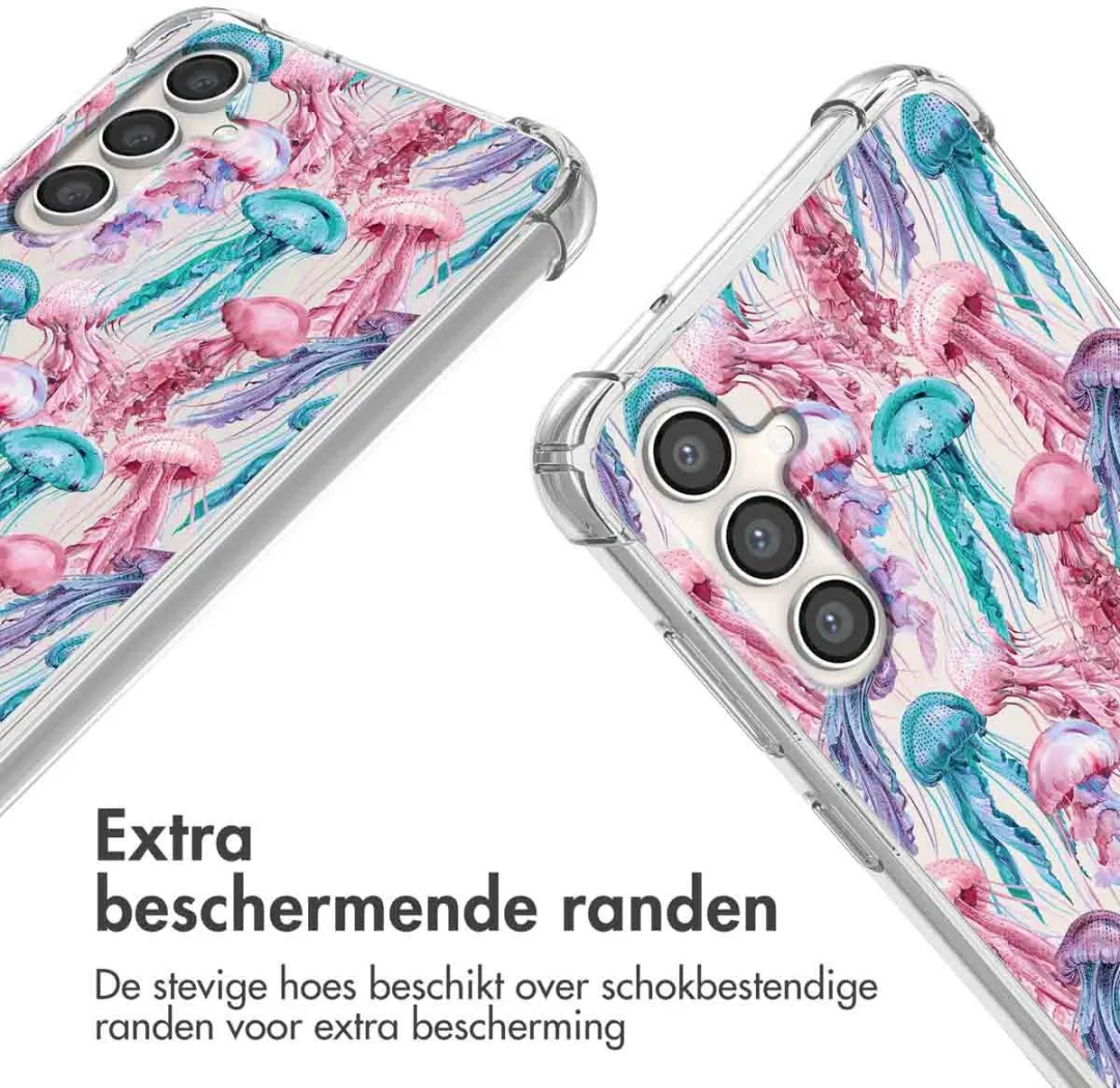 Imoshion Galaxy S23 FE Hoesje - Jellyfish Watercolor