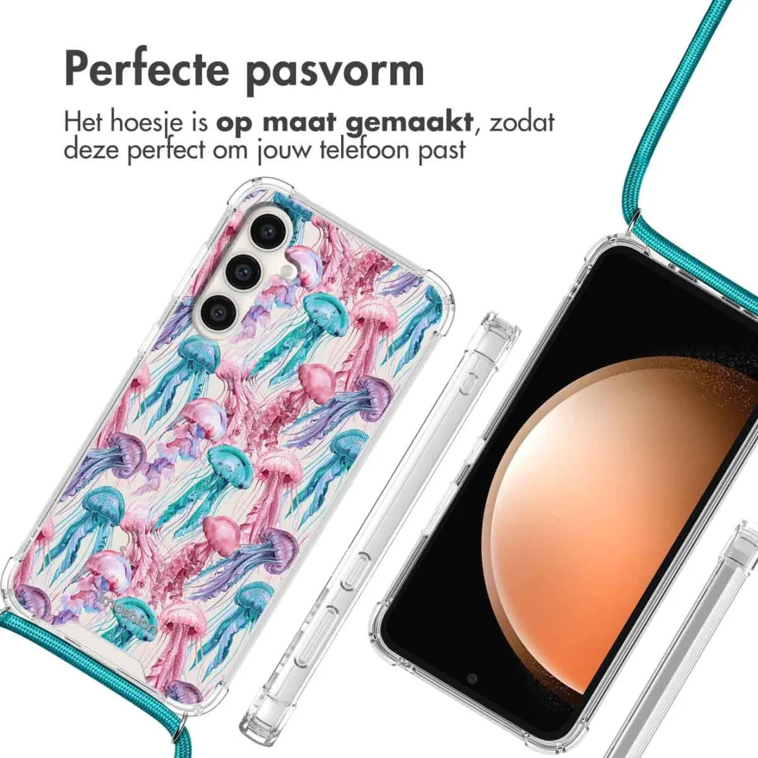 Imoshion Galaxy S23 FE Hoesje - Jellyfish Watercolor