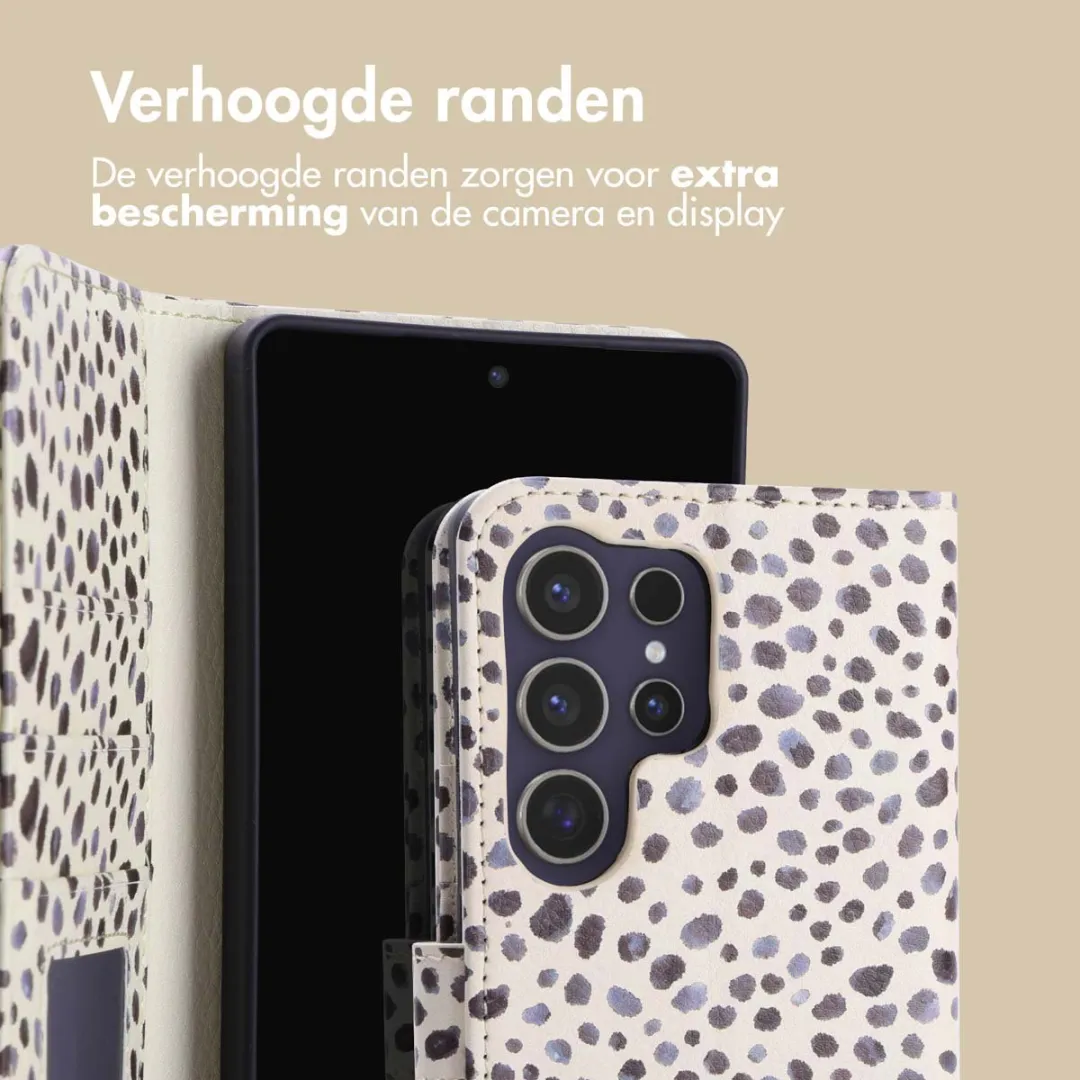 Imoshion Hoesje Samsung Galaxy S25 Ultra - 3 Pasjes - Black And White Dots - afbeelding 6 van 6