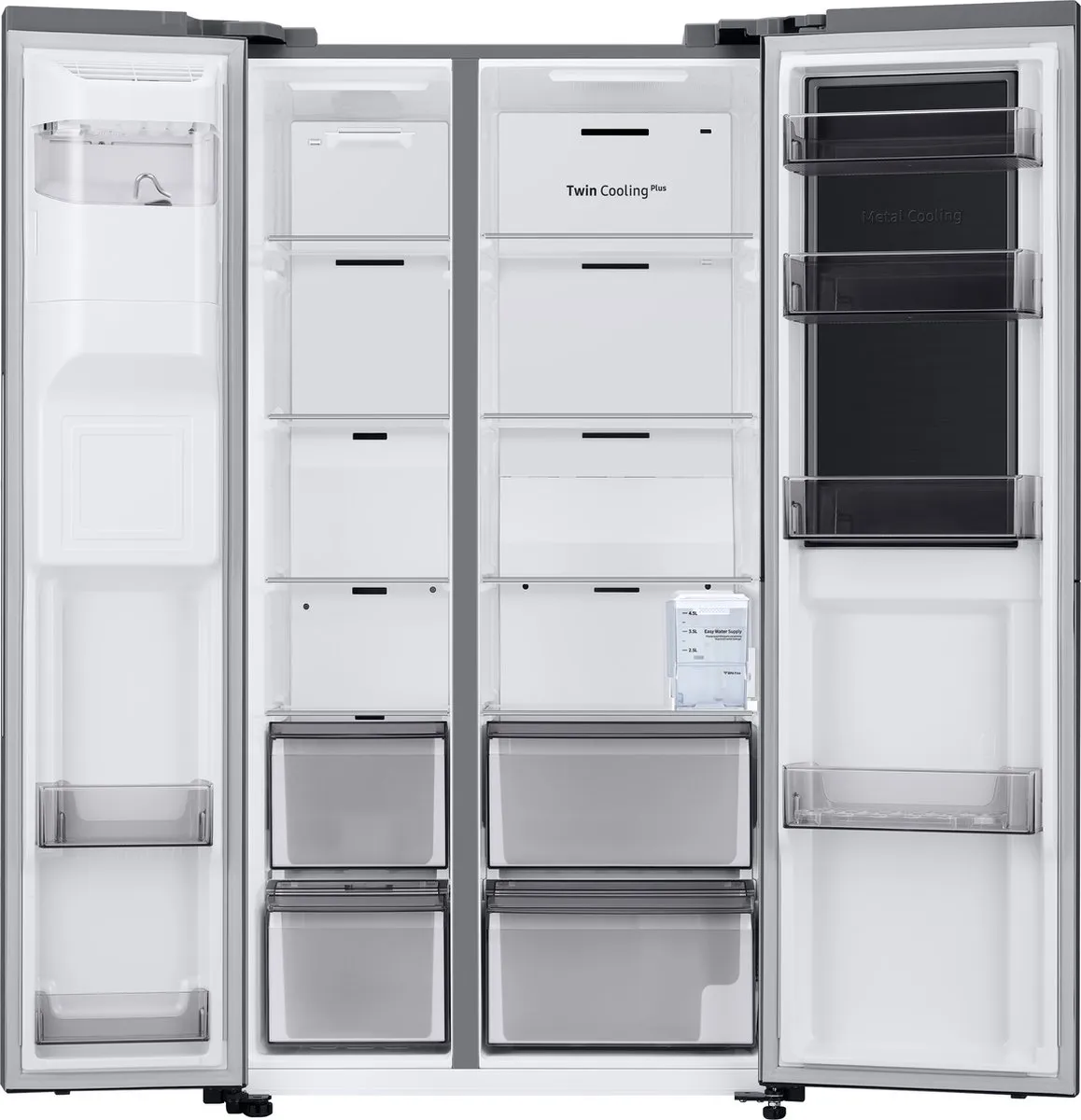 Samsung RH68B8521S9 Amerikaanse Koelkast - 627L - TwinCooling Plus - RVS - afbeelding 6 van 6