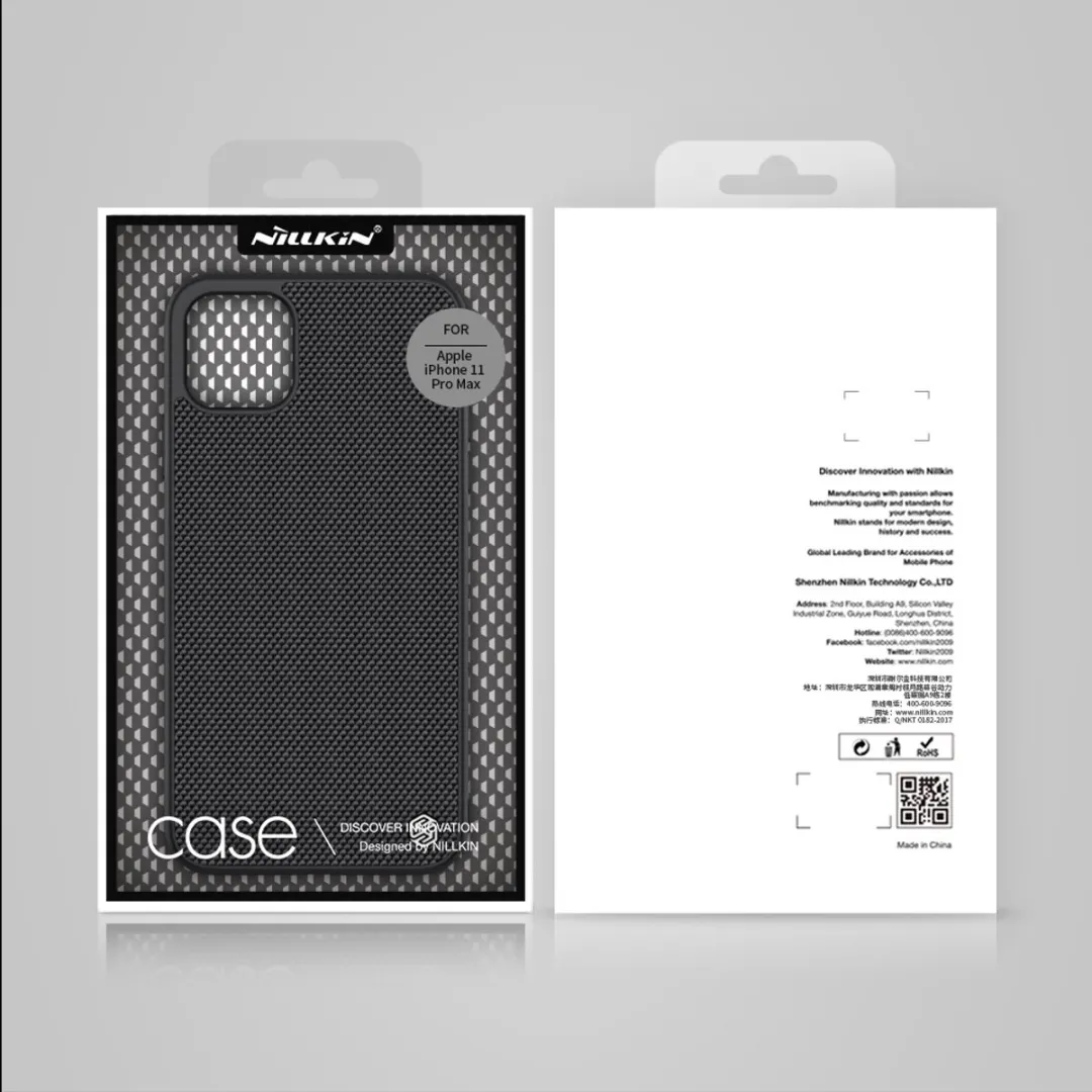 Nillkin Textured Hybride Hoesje iPhone 11 Pro Max IP11PM-50 - Zwart - afbeelding 2 van 6