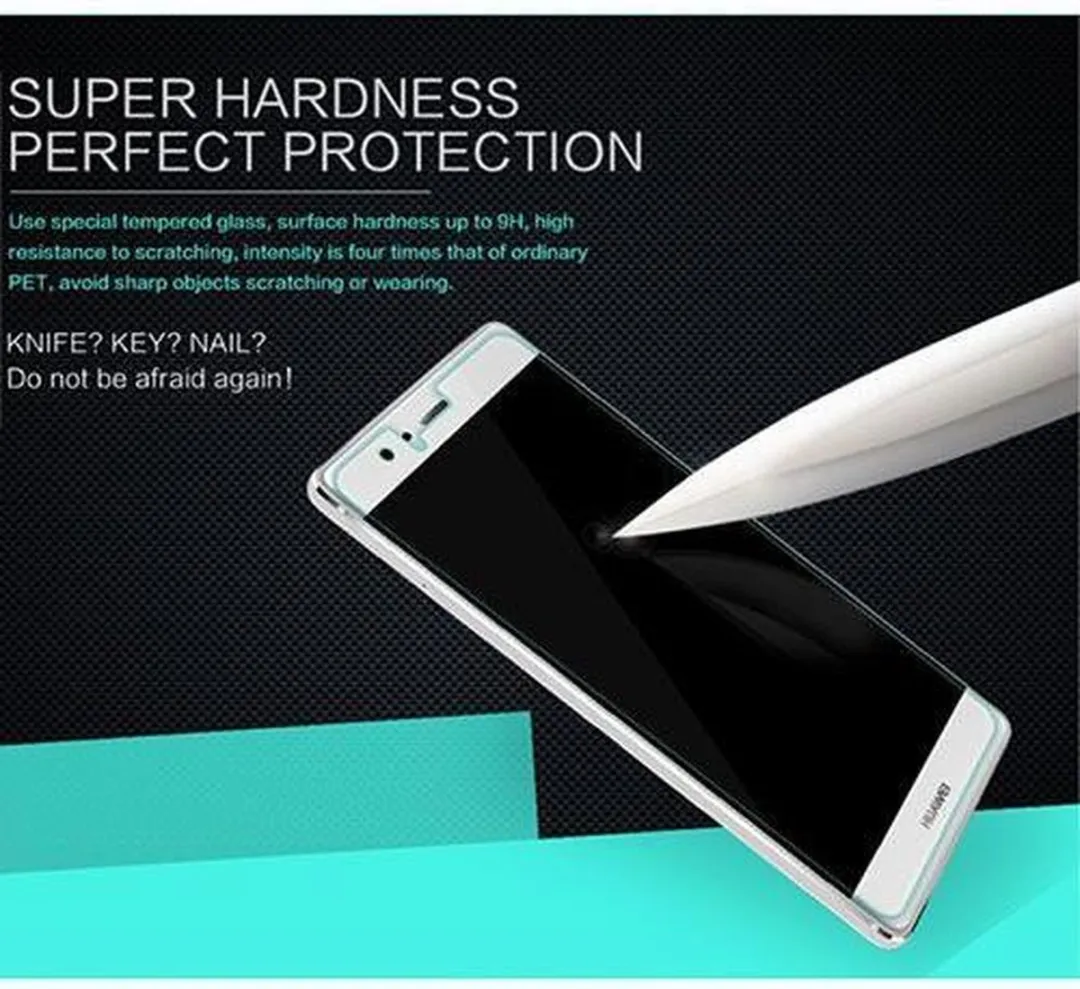 Nillkin Tempered Glass Screenprotector Huawei P9 - 9H Nano - afbeelding 4 van 6