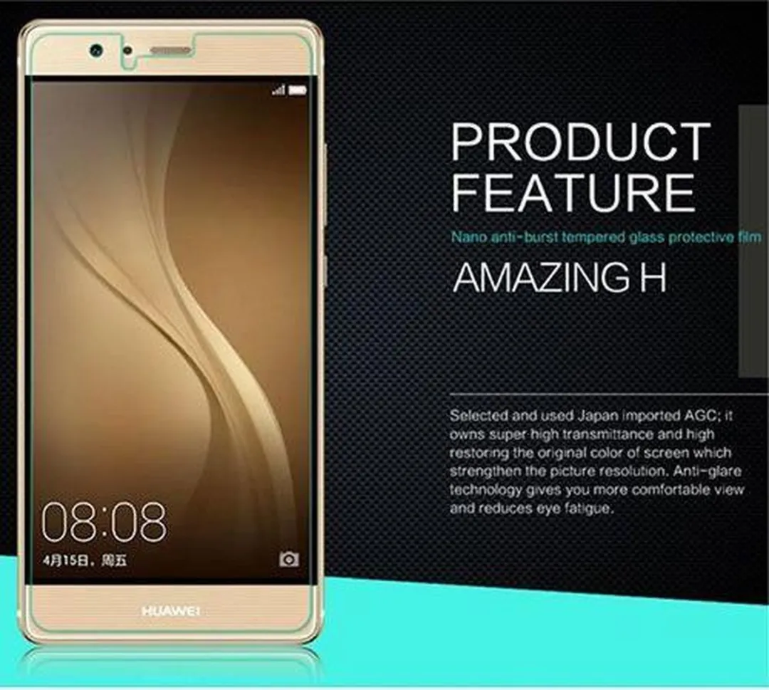 Nillkin Tempered Glass Screenprotector Huawei P9 - 9H Nano - afbeelding 2 van 6