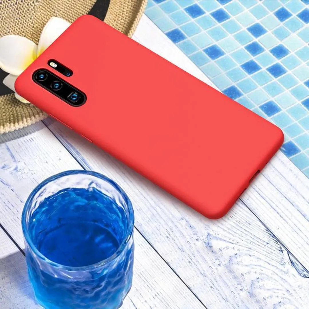 Nillkin Flex Silicone Hoesje Huawei P30 Pro - Rood