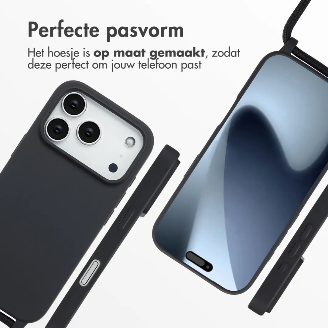 Imoshion iPhone 17 Pro Siliconen Hoesje - Zwart - afbeelding 5 van 6