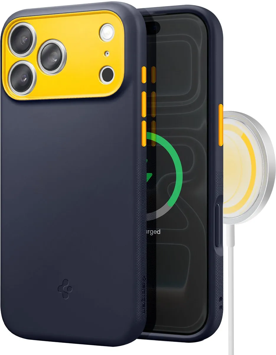 Spigen Nano Pop MagSafe Hoesje iPhone 17 Pro - Zwart - 8800283314588