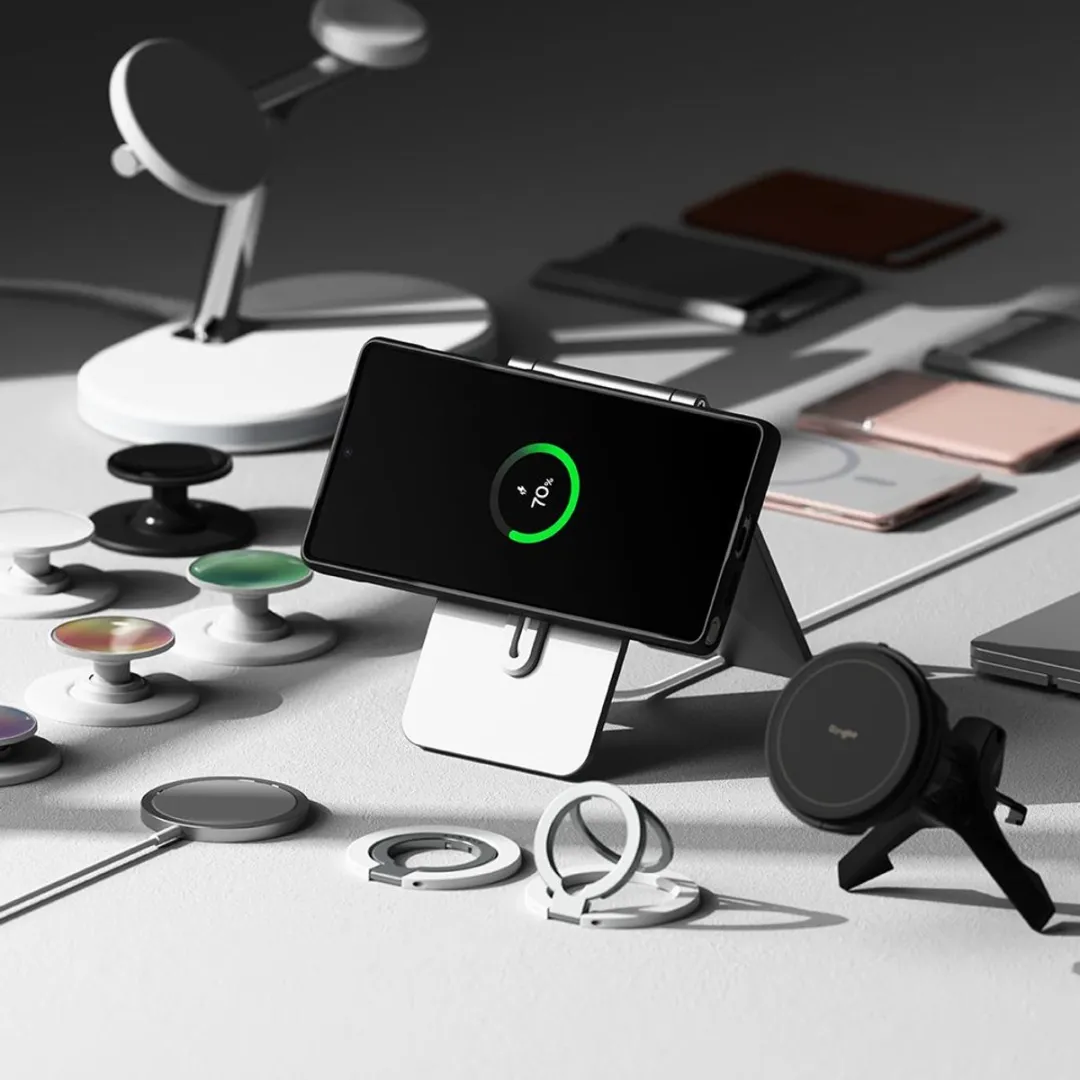Ringke Onyx MagSafe Hoesje - Galaxy S25 Ultra - Transparent
