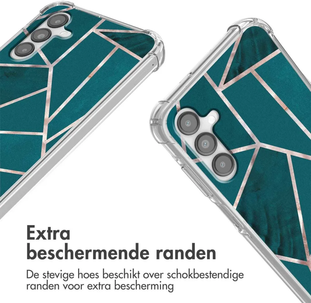 Imoshion Hoesje Samsung Galaxy A14 - Petrol Green Graphic