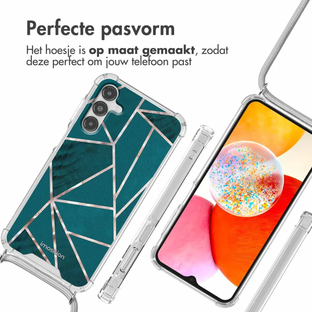 Imoshion Hoesje Samsung Galaxy A14 - Petrol Green Graphic