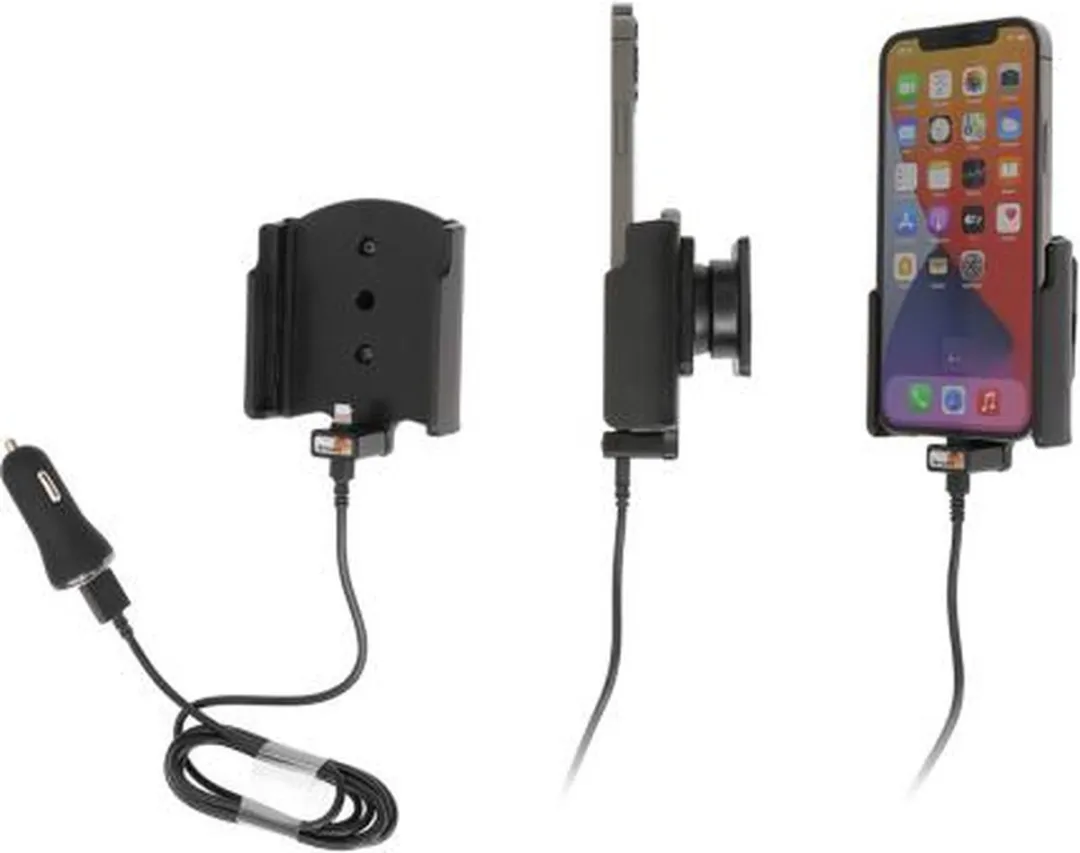 Brodit Actieve Houder iPhone 12/12 Pro 721235 - Zwart