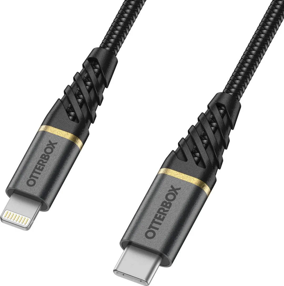 OtterBox USB-C naar Lightning Kabel 2M - Zwart