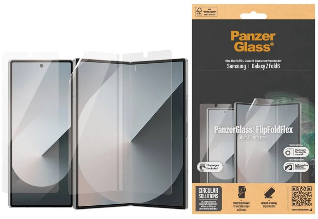 PanzerGlass Screenprotector Z Fold 6 - Antibacterieel