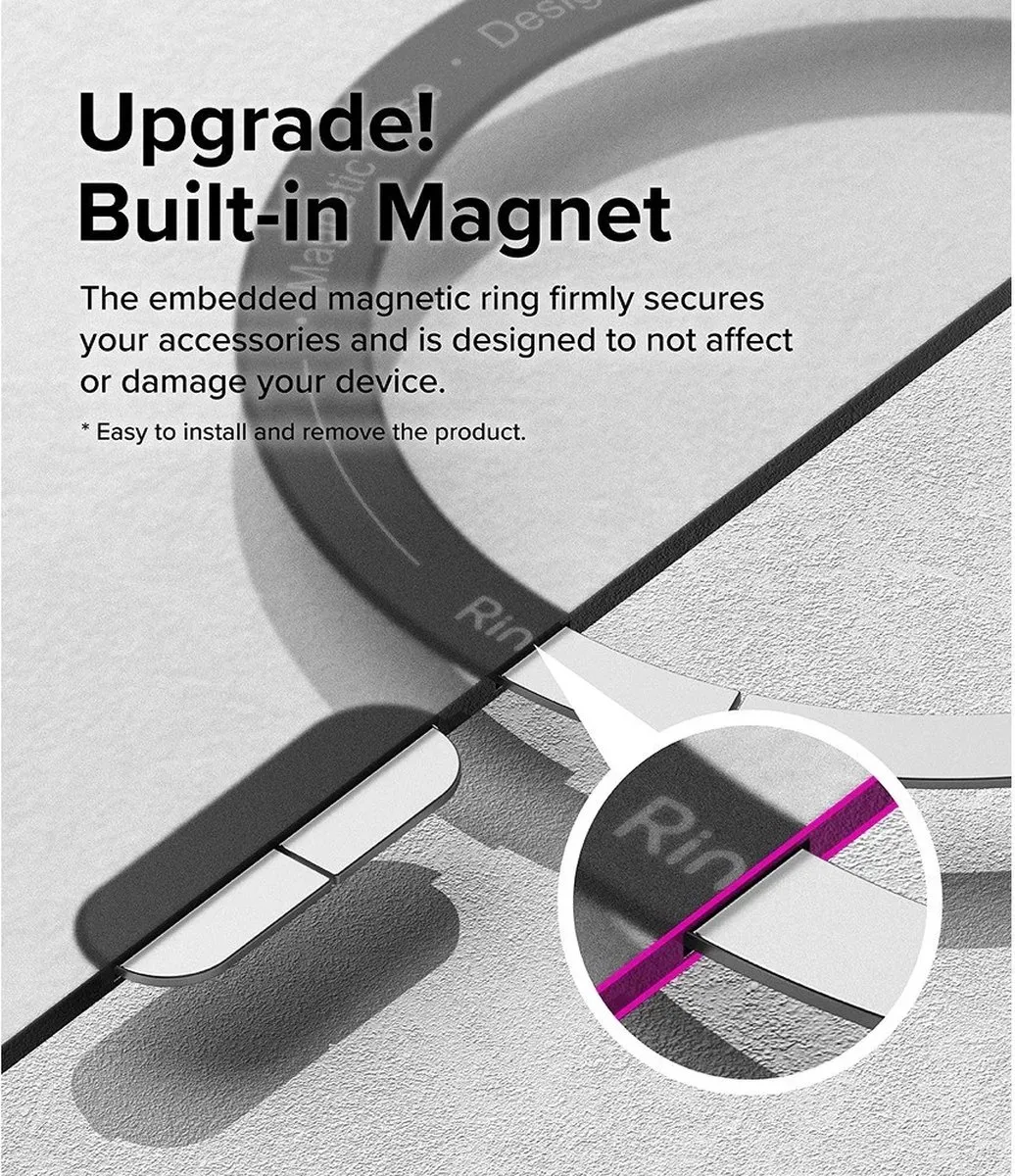 Ringke Fusion X Hoesje iPhone 15 Pro - MagSafe - Zwart