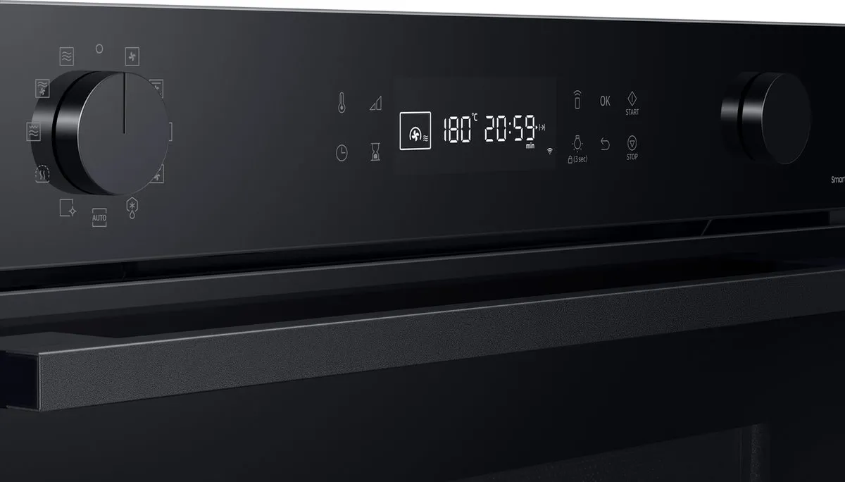 Samsung NQ5B4553FBK Inbouw Combinemagnetron 50L - Stoomreiniging - Zwart