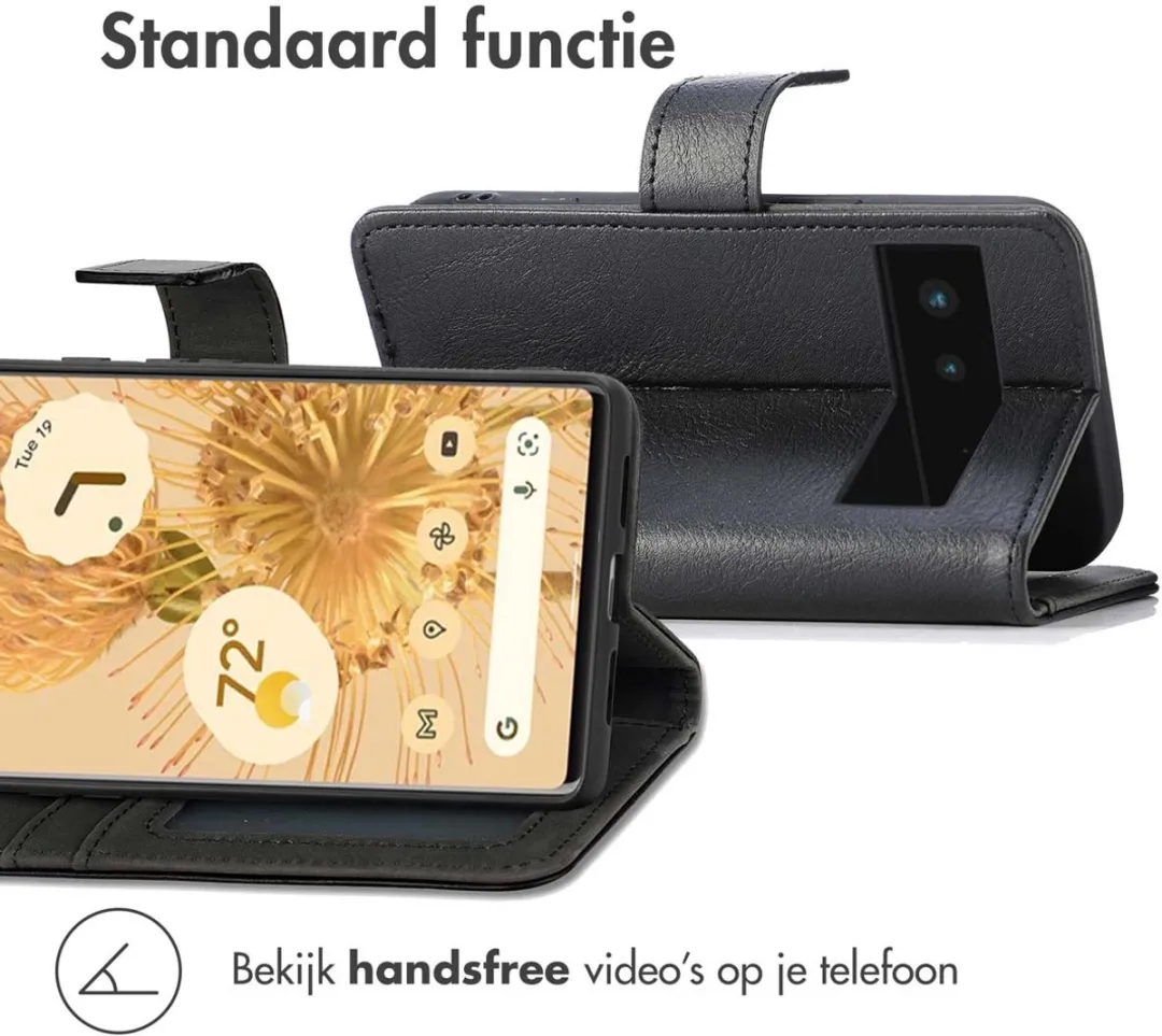 Imoshion Hoesje Google Pixel 6 - 3 Pasjes Zwart