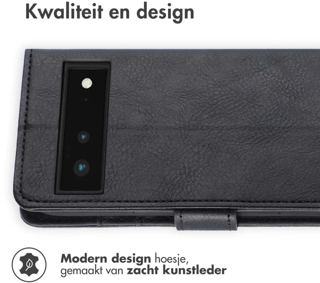 Imoshion Hoesje Google Pixel 6 - 3 Pasjes Zwart