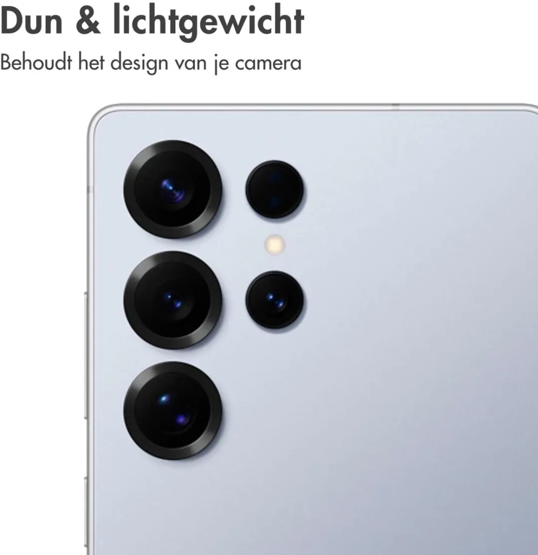 imoshiion Camera Lens Protector Samsung Galaxy S25 Ultra - 2 Stuks - Titanium Silverblue