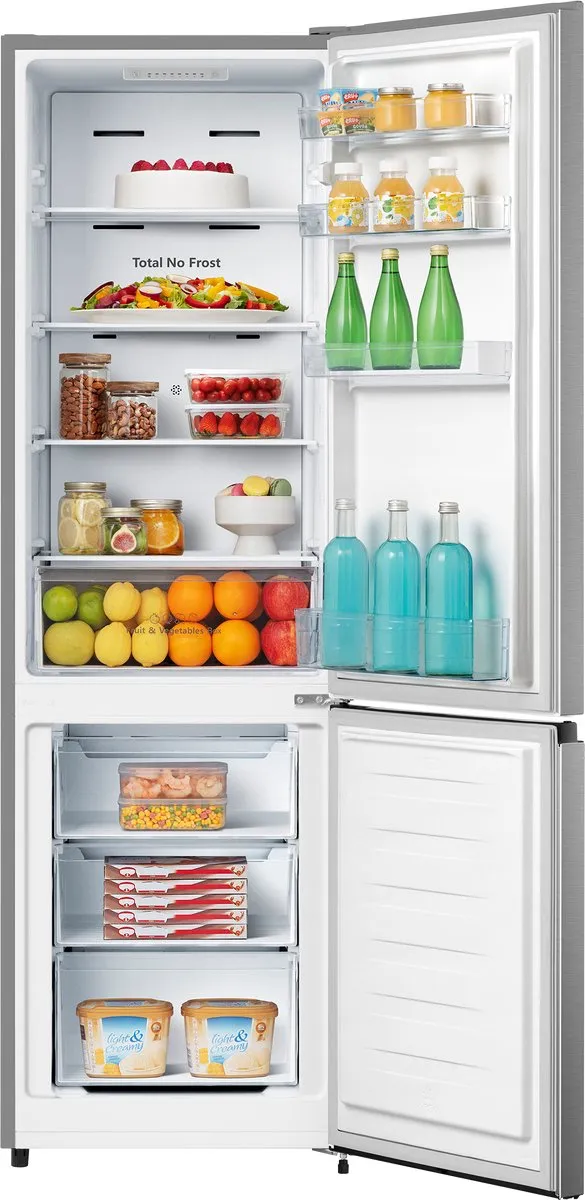 Hisense RB329N4ACE Koel-vriescombinatie 255L - No-Frost - RVS